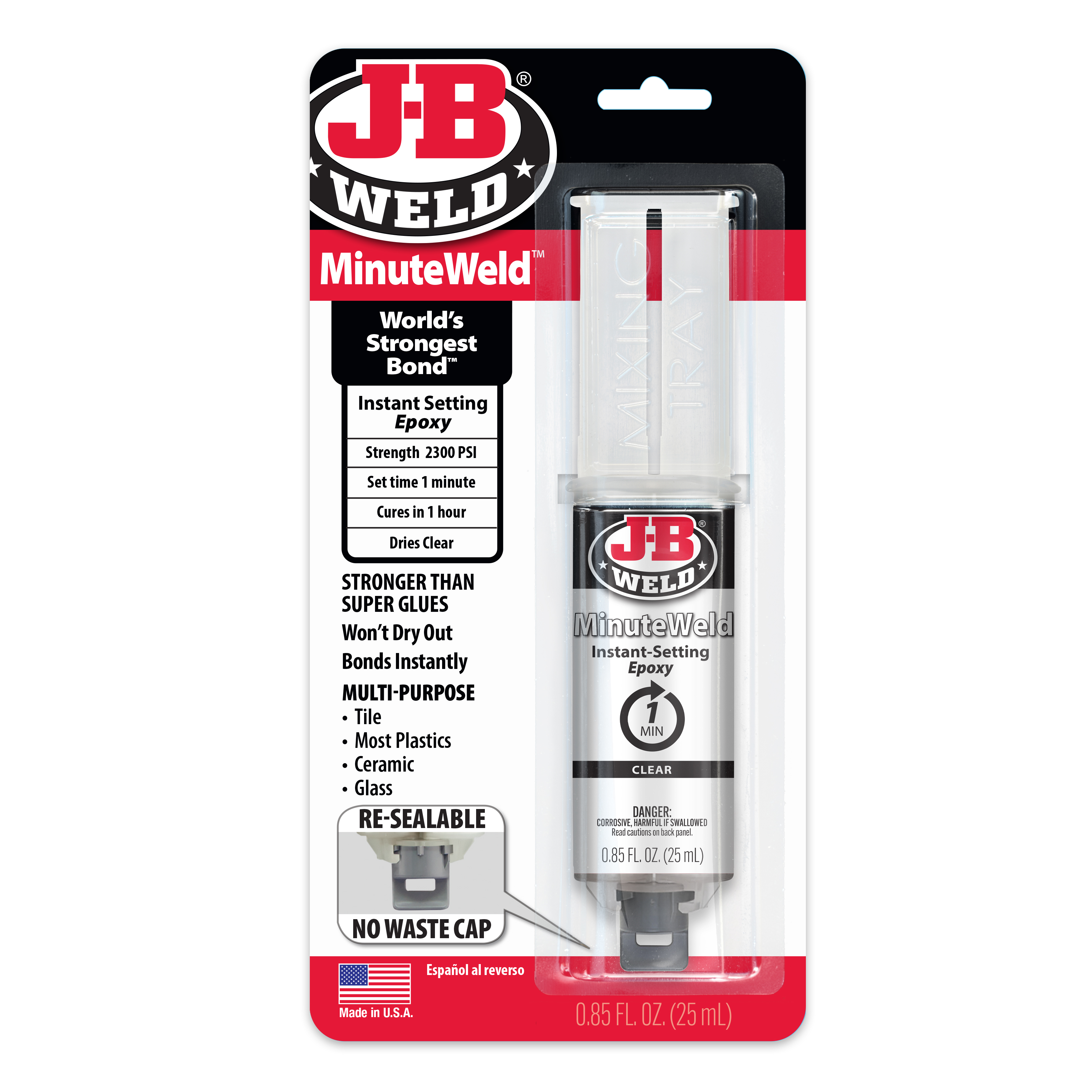 J-B Weld&reg; MarineWeld&trade; Syringe